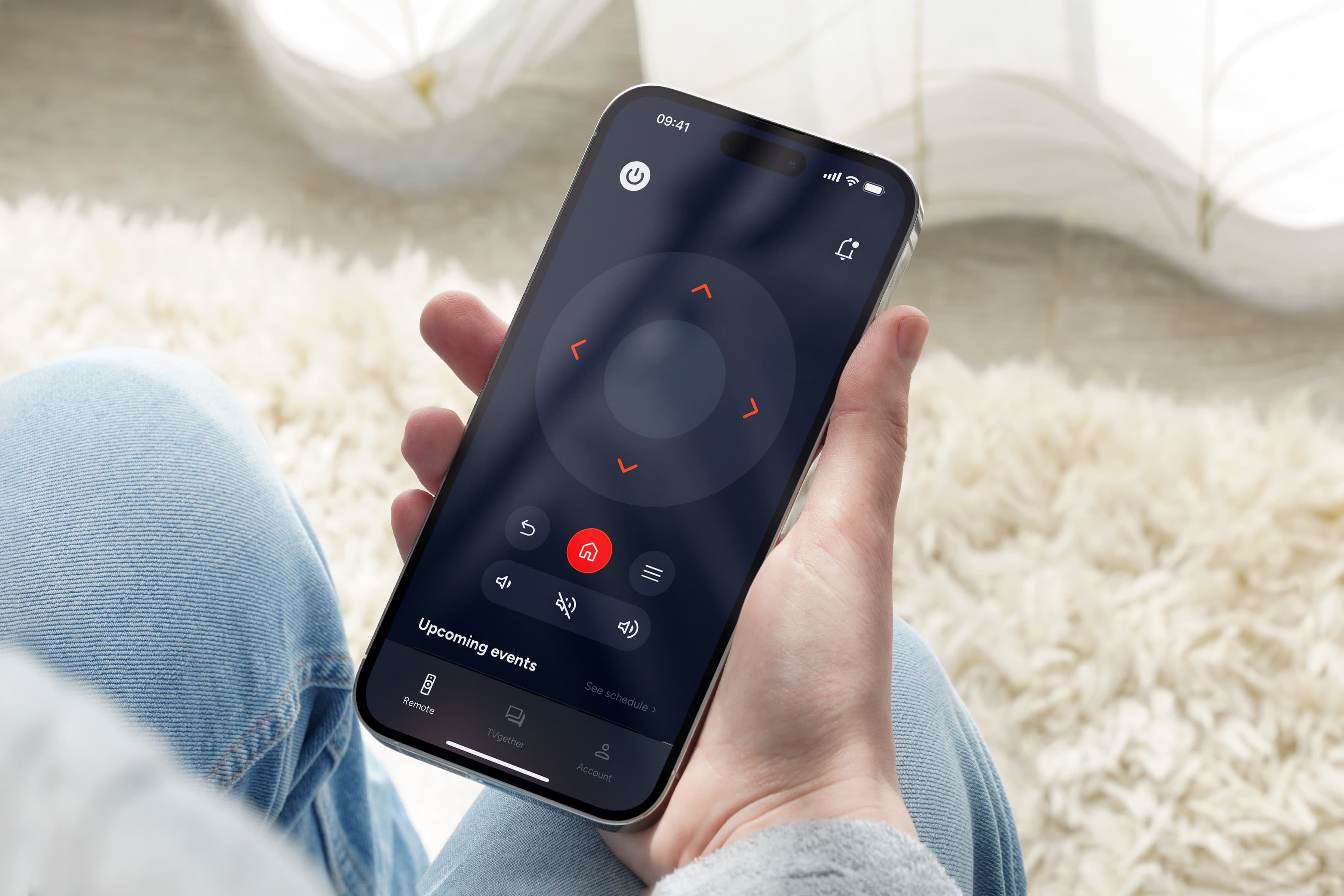 Amazon Fire TVgether schedule screen