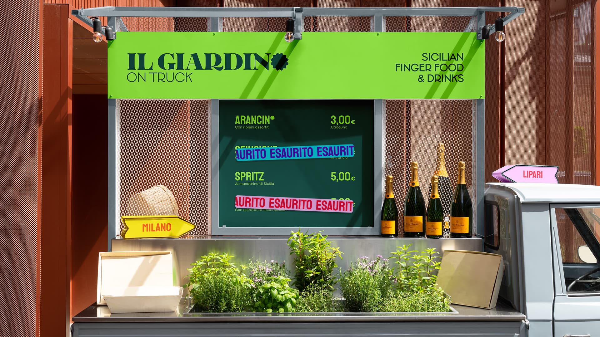 Il Giardino di Lipari's food truck